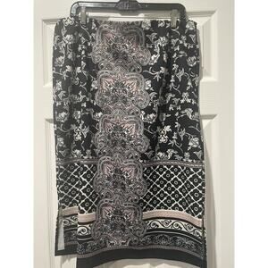 Cato Black and Pink Skirt size 14/16w